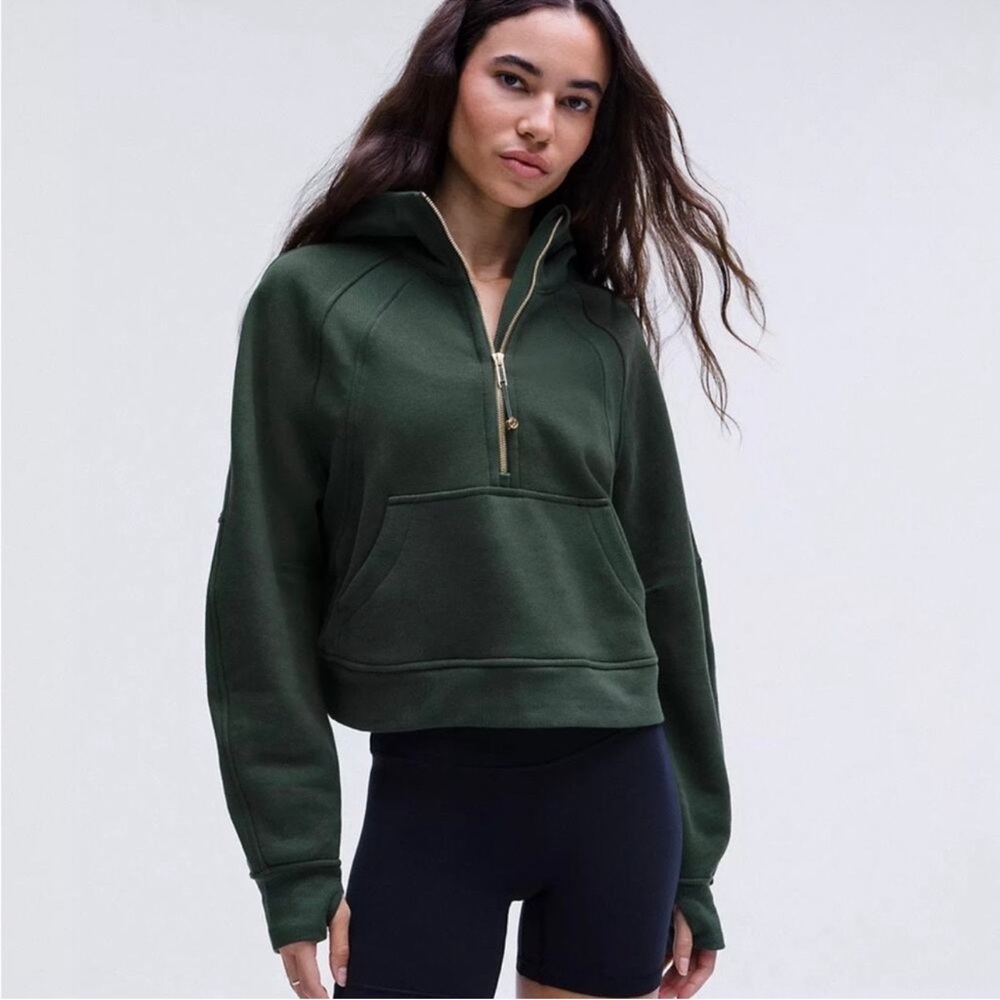 Emerald Green Lululemon Scuba Hoodie